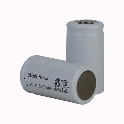 Celdas de batería recargables NI-Cd C 1.2V 2.5ah para iluminación de emergencia