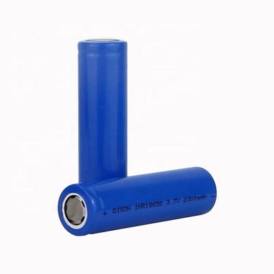 INR8650 3.7v 2300mAh NCM Li NiCoMh Celdas de batería de iones de litio con autoprotección PTC CID